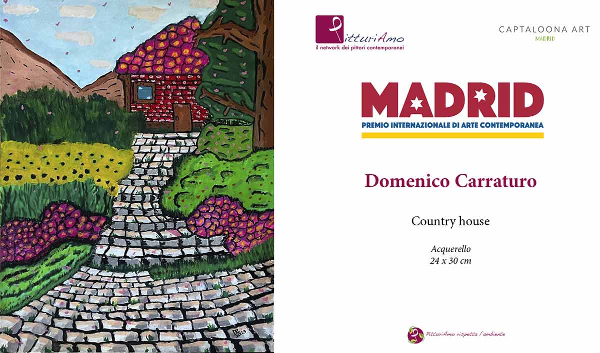 Esposizione dell'artista contemporaneo Domenico Carraturo al Premio Internazionale di Arte Contemporanea Madrid