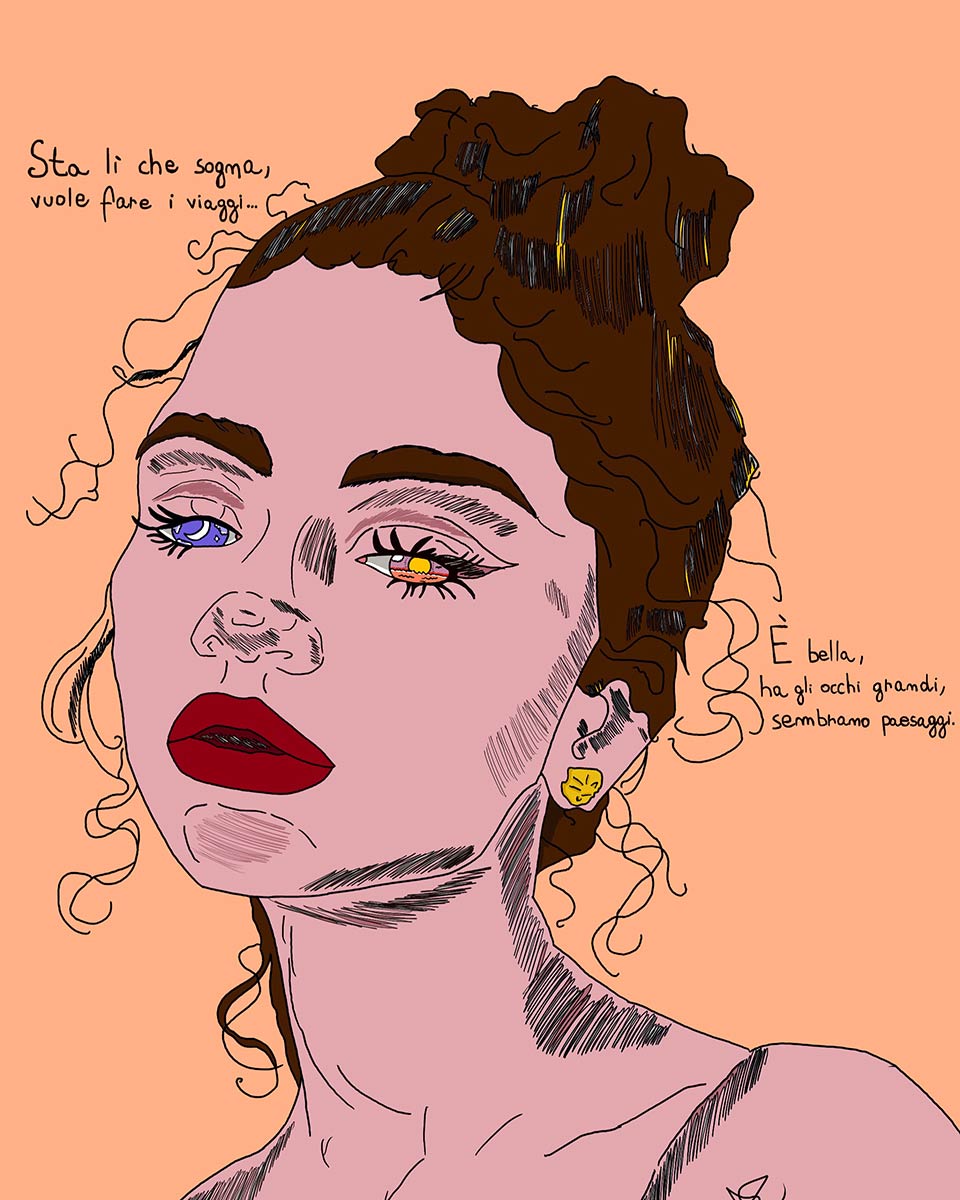 Opera senza titolo Vendita online opera dal titolo “Eyes” realizzata dall'artista contemporaneo Domenico Carraturo (Domcarry_art)