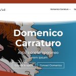Il sito web dell’artista Domenico Carraturo